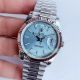 Noob Factory Rolex Day Date 41MM Replica Watch 3255 Ice Blue Diagonal Motif Dial (3)_th.jpg